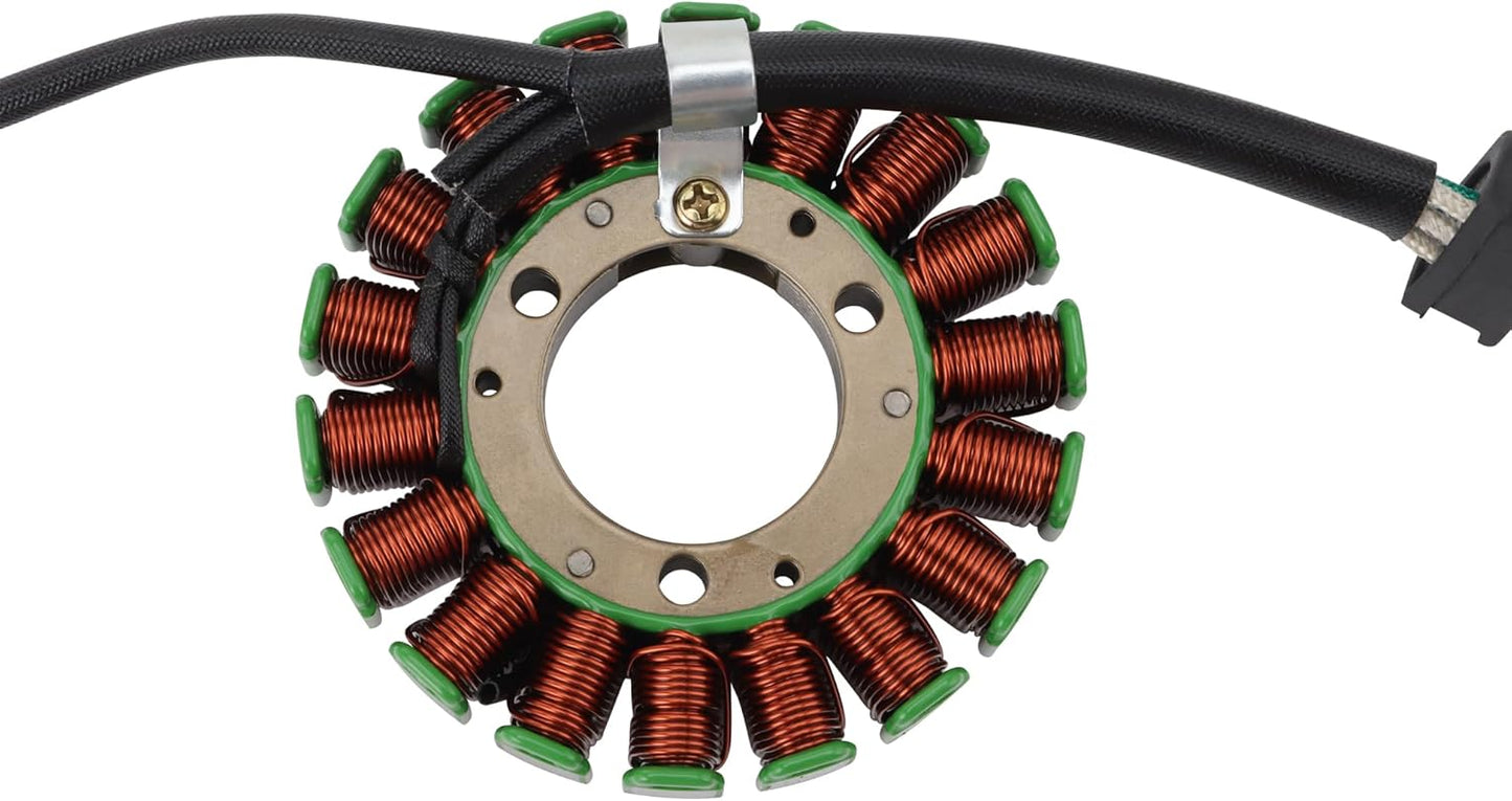 GOOFIT 18 Coil 5 Wire Magneto Stator for Yamaha TTR250 Ignition Generator Replacement