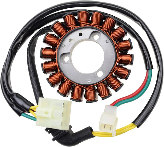 Honda CB400 VTEC NC39 stator replacement coil with wiring and connectors