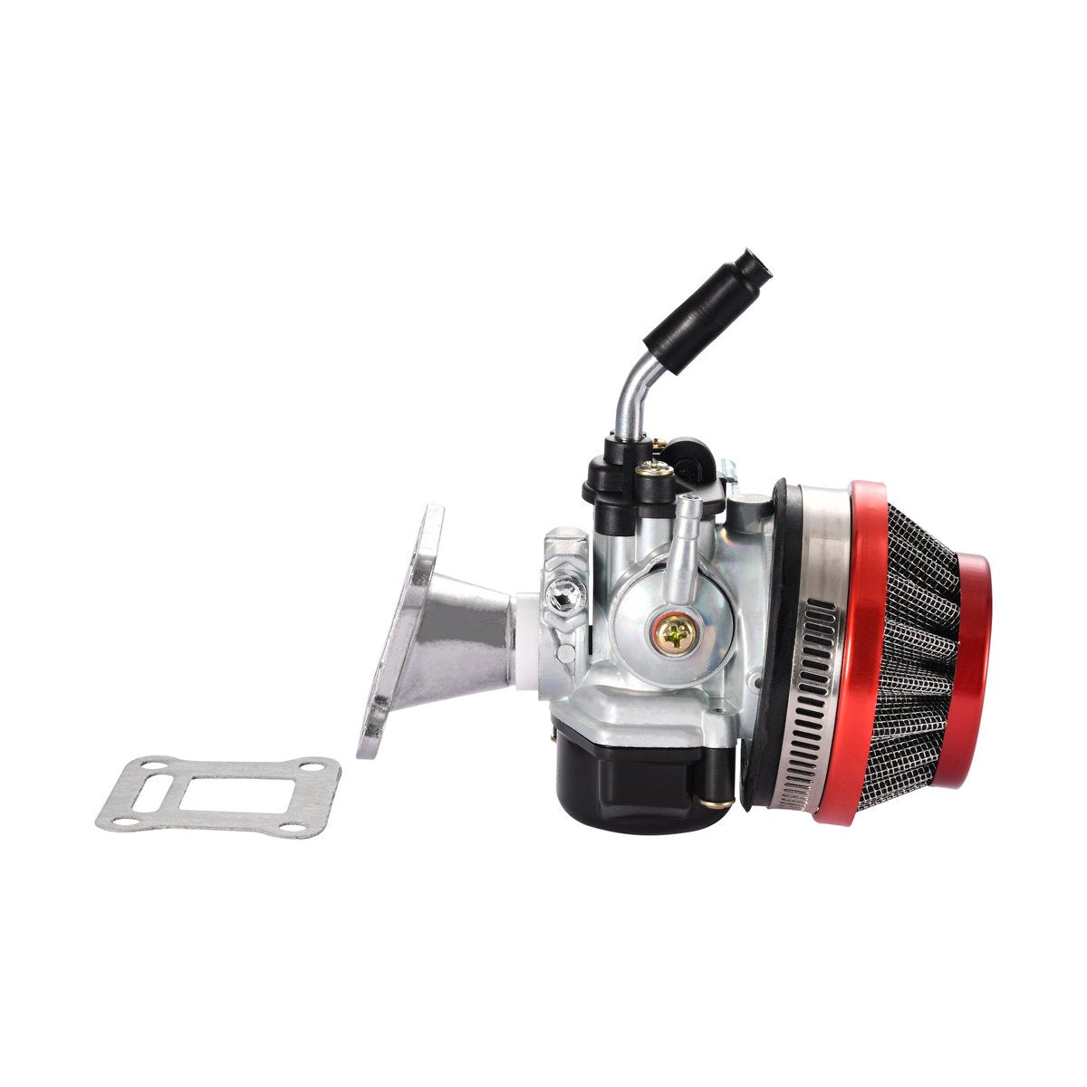 19mm Carburetor with Air Filter for 47cc 49cc 2-Stroke Pocket Bike - Red