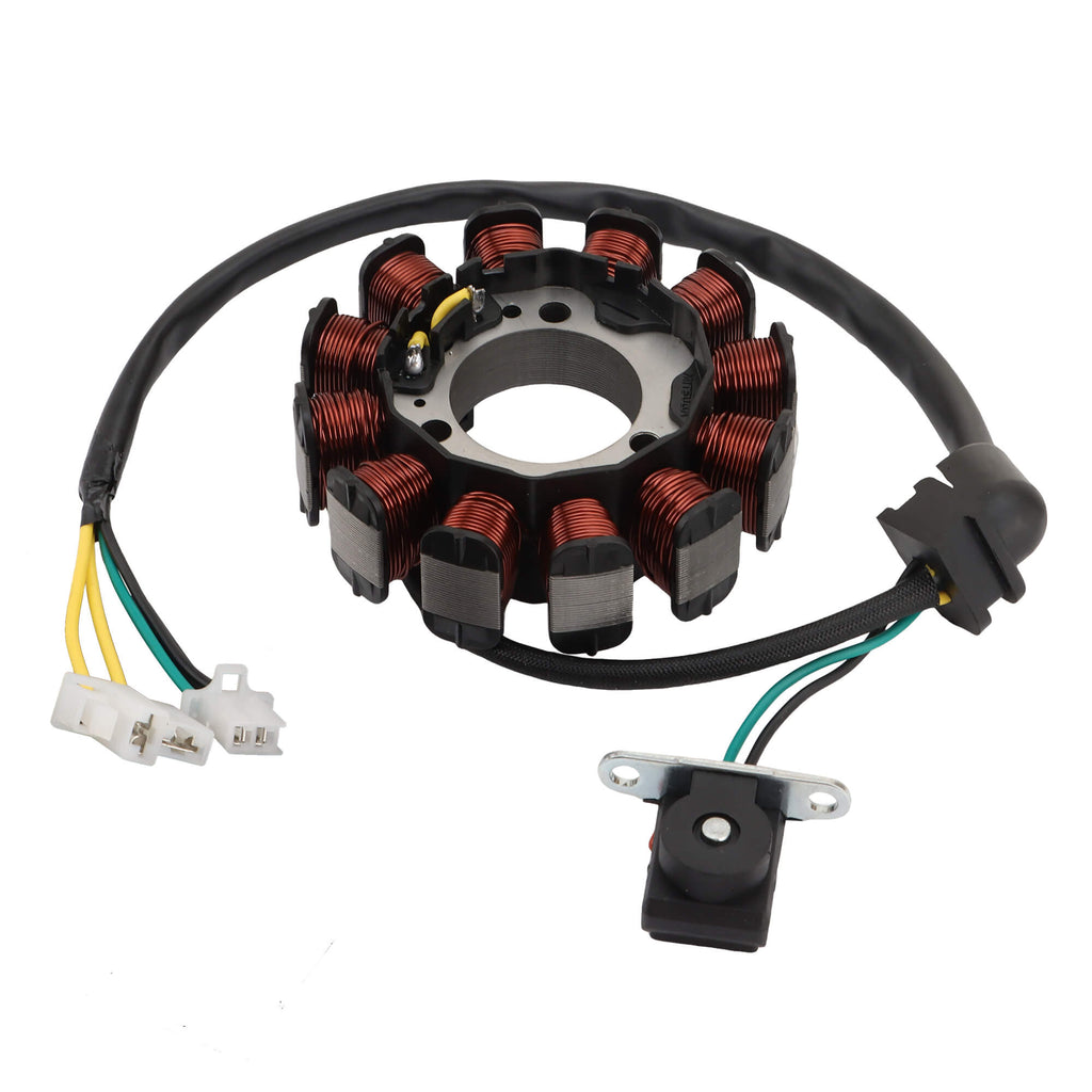 GOOFIT Motorcycle Generator Stator Coil Replacement for Gixxer 155 SF150 GSX150L6 GSX-R150RF-Q GSX-R150RFX-Q 32101-34J00 32101-34J10