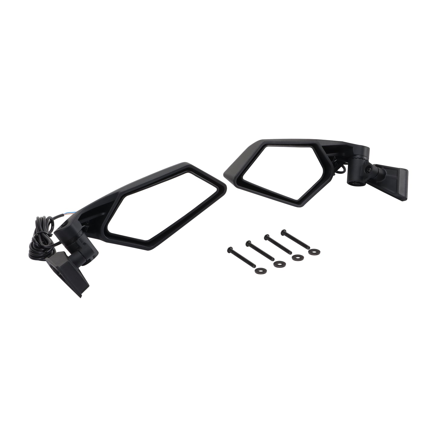 GOOFIT X3 UTV Side Mirrors with LED Turn Signal Indicator Position Lights Double Sided Rear View Mirror 360°Adjustable Replacement for Maverick X3 Max 4x4 RS DS MR RC Turbo R RR 2017-2022