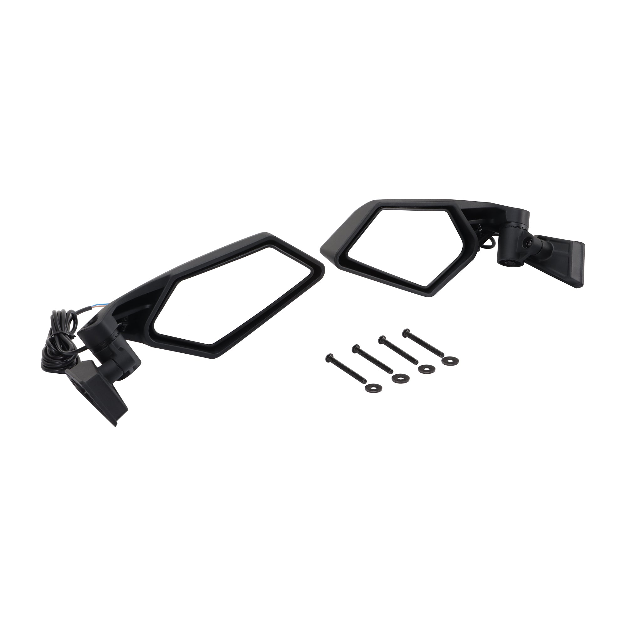 GOOFIT X3 UTV Side Mirrors with LED Turn Signal Indicator Position Lights Double Sided Rear View Mirror 360°Adjustable Replacement for Maverick X3 Max 4x4 RS DS MR RC Turbo R RR 2017-2022