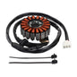 GOOFIT 18 Poles Motorcycle Parts Magneto Stator Coil Assembly Replacement for LEXI 125 VVA LEXI Aerox Lexy Nmax B63-H1410-11