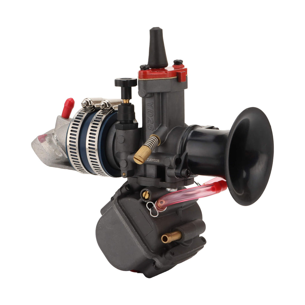 GOOFIT Motorcycle Dual Stack Carburetor Replacement for YD-MJN28 YD-MJN30 MSX125cc ATV Dirt Pit Bike Go Kart