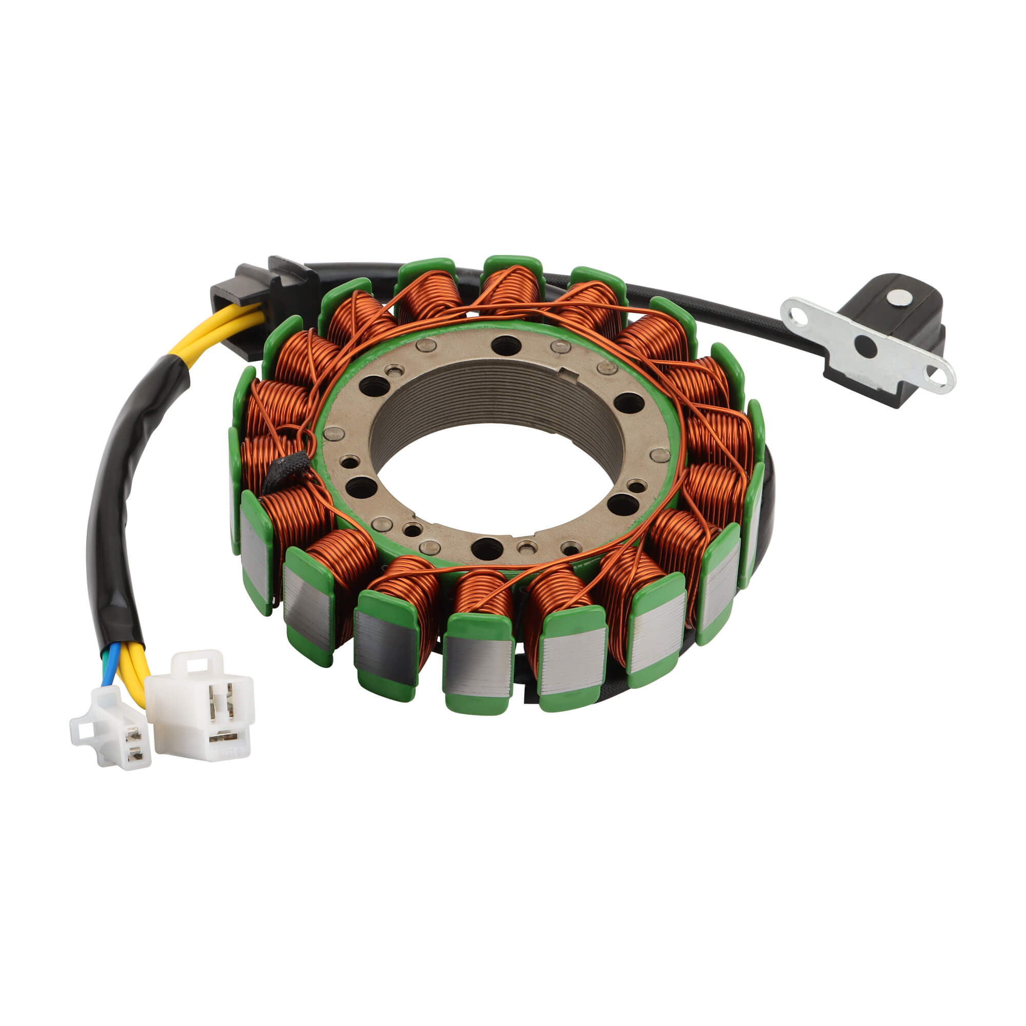 GOOFIT Generator Magneto Rotor Coil Stator Replacement for 32101-10F00 32101-10F01 VL1500 LC1998-2004 Motorcycle