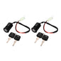 GOOFIT 2 Wire Ignition Key Switch Lock Replacement for Electric Trike and Scooter Golf Carts Bikes