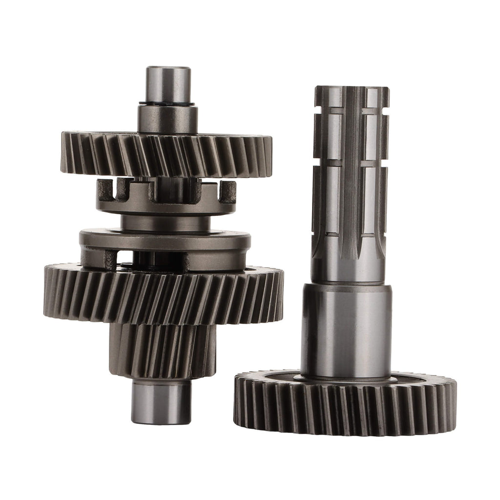 GOOFIT 17T Engine Transmission Gear Outer Box Secondary Intermediate Gear Shaft Replacement for GY6 ATV 200 200cc AU200 LX200M CVT LC162FMK E 200 ATV Go Kart