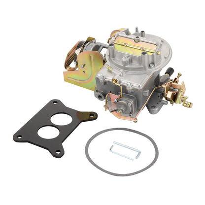 GOOFIT 2 Barrel Carburetor Carb Replacement for 289 302 351 Mustang Jeep Engine F100 F250 F350 F360 Motorcraft 2100 2150 A800 with Electric Choke