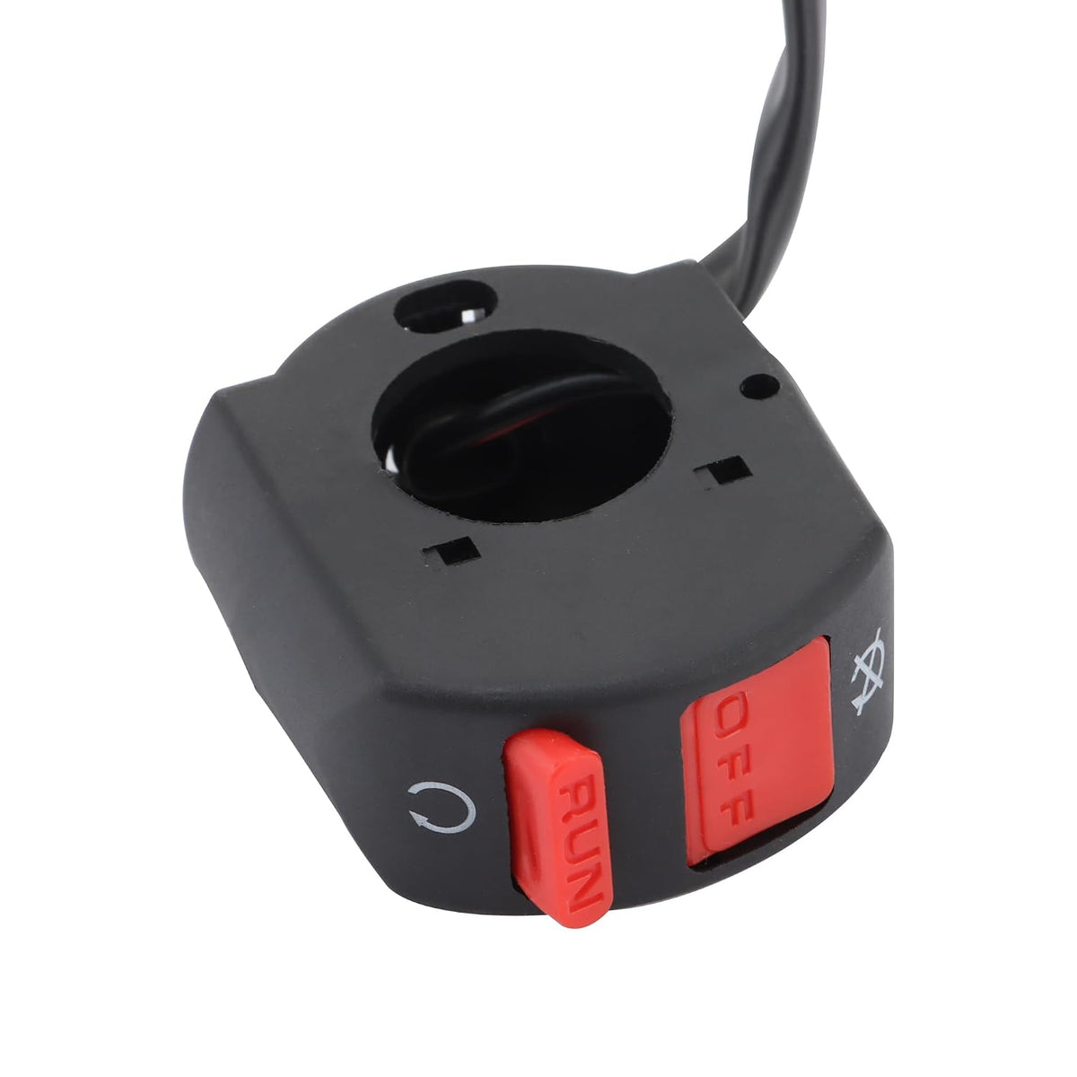 2-Wire Handlebar Kill Switch for 22mm / 7/8" Motorcycle ATV Scooter