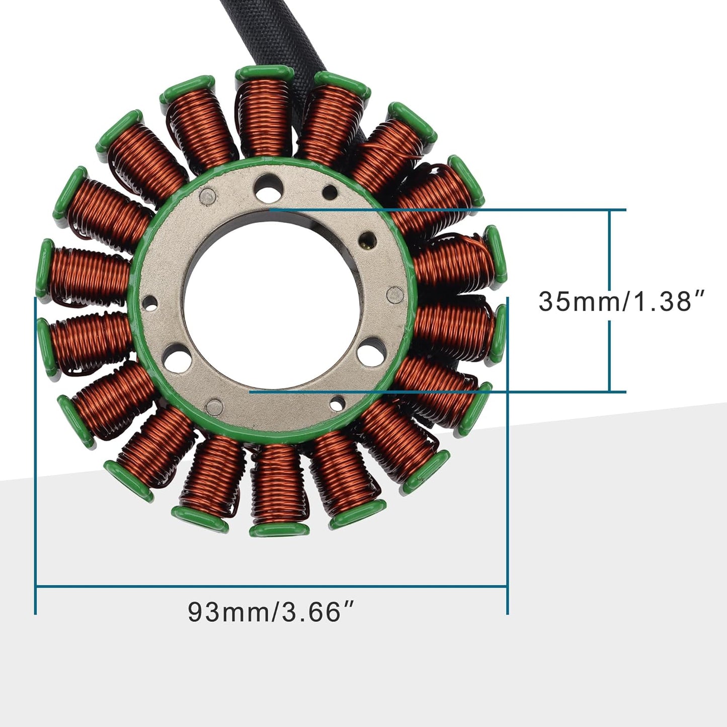 Stator GOOFIT 18 bobines 7 fils pour Yamaha YFM400 YFM350 2000-2006