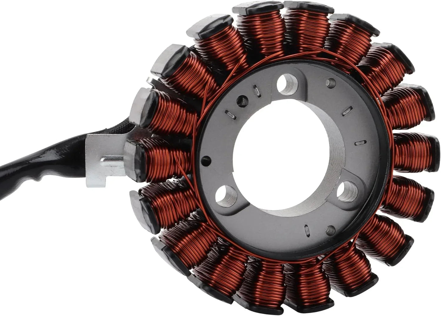 Honda TRX350 Rancher stator replacement part with copper wire coils close-up