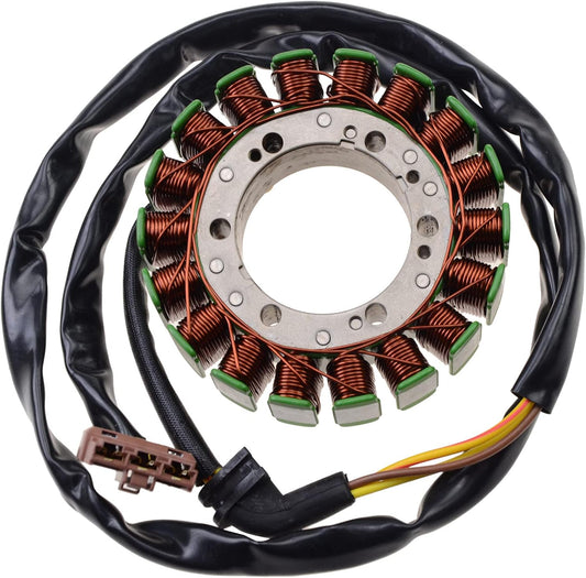 GOOFIT Stator magnéto 18 bobines 3 fils pour générateur ETV1000 Caponord 1000R 2001-2009
