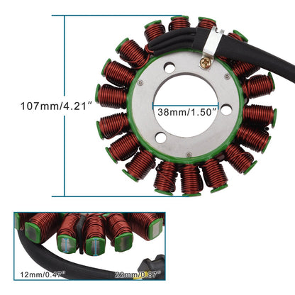 2001–2004 Suzuki GSX-R600 GSX-R750 GSX-R1000 18-Coil 3-Wire Stator 31401-35F00