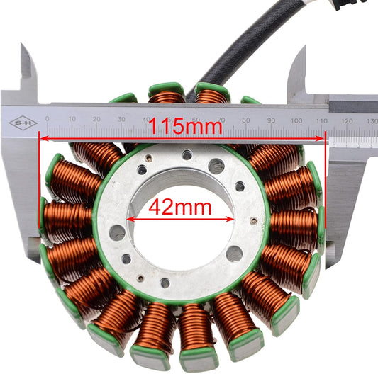 GOOFIT Stator d'allumage Magnéto 18 bobines 3 fils pour Yamaha YZF R1 2002-2003