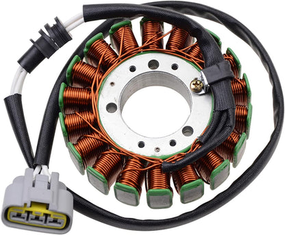 GOOFIT 18 Spulen 3 Draht Magnetzündung Stator für Yamaha YZF R1 2002-2003 Zündgenerator