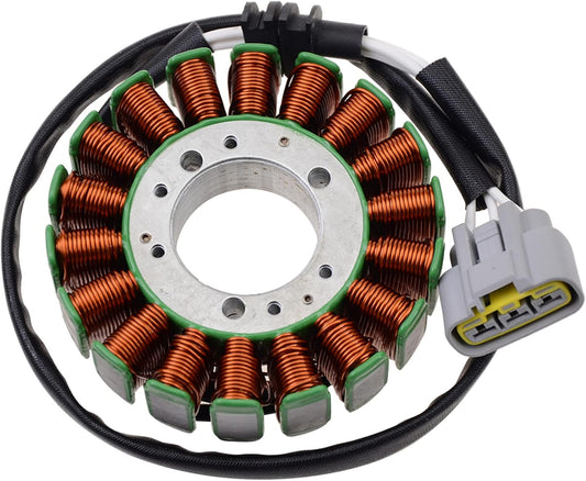 GOOFIT Stator d'allumage Magnéto 18 bobines 3 fils pour Yamaha YZF R1 2002-2003