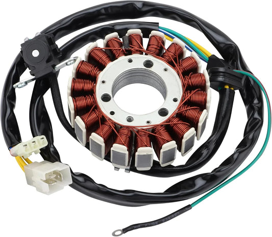 Motorcycle magneto stator coil with copper windings and wiring for Honda XR250 Tornado 2002-2008