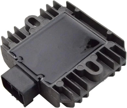 Motorcycle regulator rectifier for Kawasaki Ninja, black finned electronic part