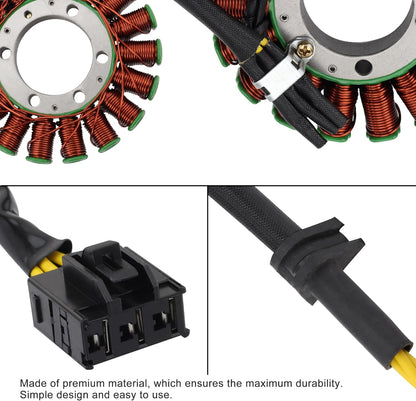 GOOFIT 18 Spulen 3 Draht Magnetzündungsgenerator Stator für Honda CBR1000 2004-2007