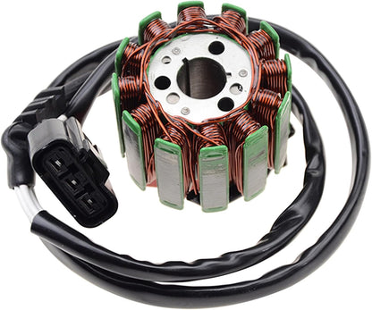 GOOFIT Stator magnéto 18 bobines 3 fils pour générateur d'allumage Yamaha YZF R1 2004-2008