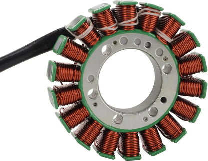 Motorcycle stator coil for Kawasaki ZX-6R ZX-6RR 2005-2006, close-up view