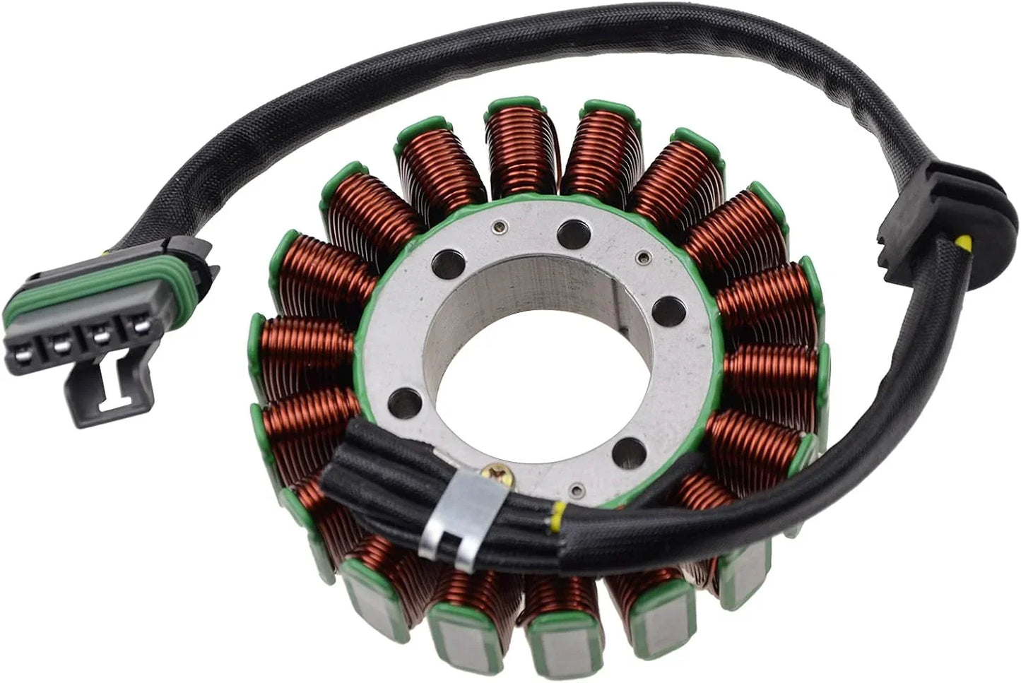 Polaris RZR 800 EFI stator replacement part with copper windings and wiring harness