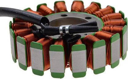 Suzuki GSXR400 magneto stator with copper coils and three-wire harness