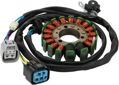 Honda TRX450R TRX450ER magneto stator with wiring harness and connectors