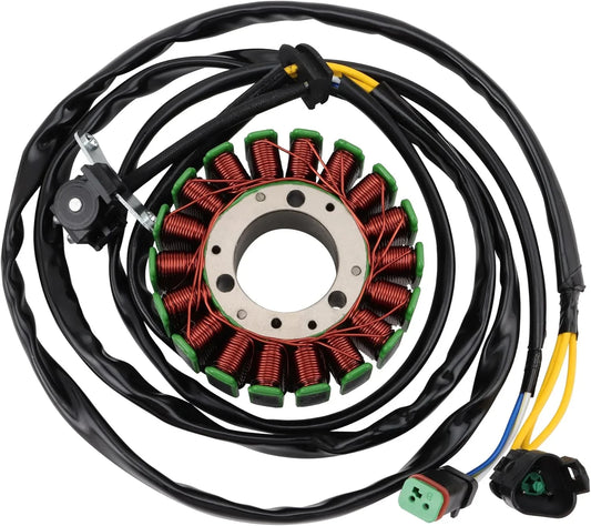 Can-Am DS450 stator magneto replacement with copper coils and wiring harness