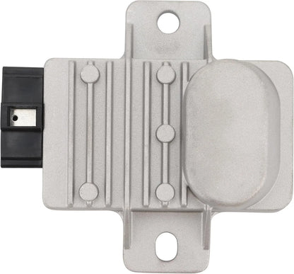 Motorcycle regulator rectifier for Honda NXR150 Bros, silver with fins and black connector