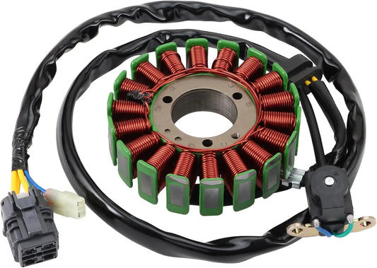 Kawasaki Brute Force 300 KVF300 stator coil with wiring harness, motorcycle engine part