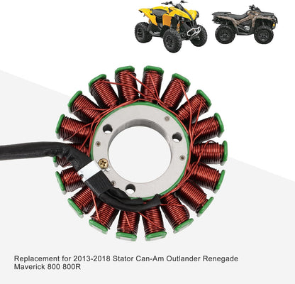 Stator GOOFIT 18 bobines pour Can-Am Outlander Renegade Maverick 800R 2013-2018 Magnéto