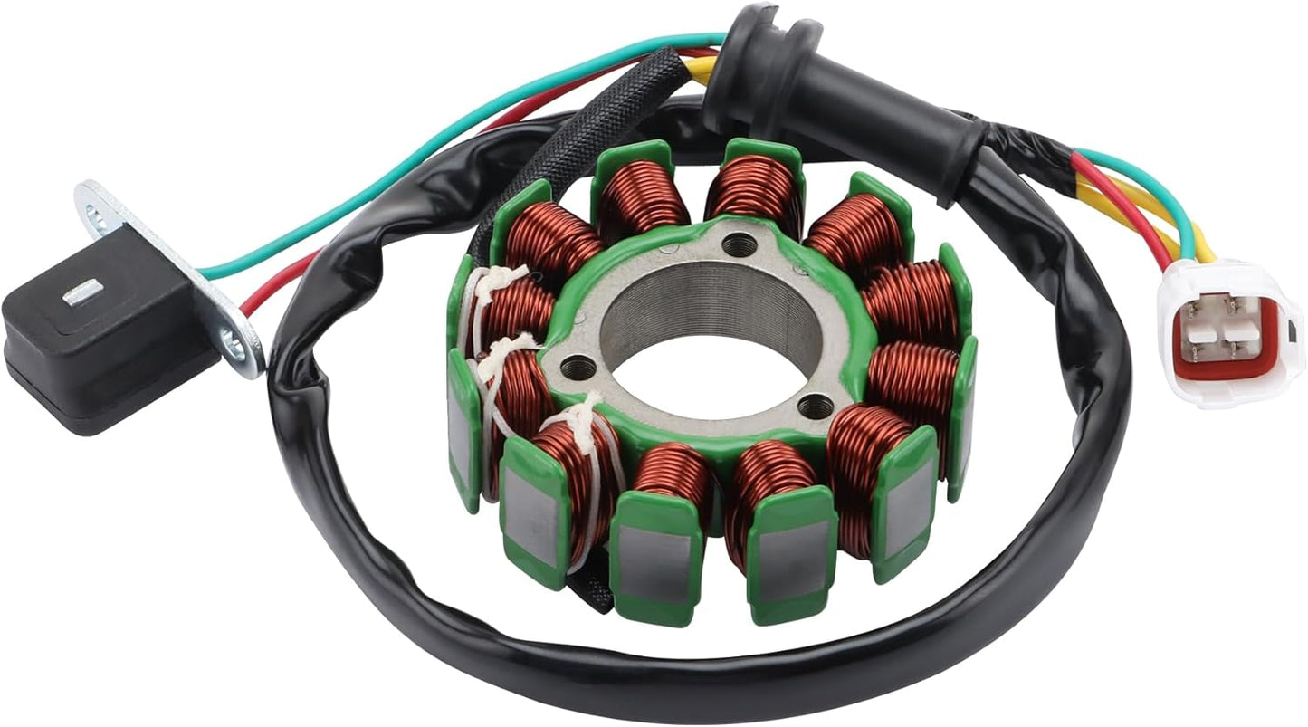 GOOFIT 12-Spulen-Stator für Suzuki RMZ250 RMZ450 2013-2018 32101-28HA0 Magnetzündung