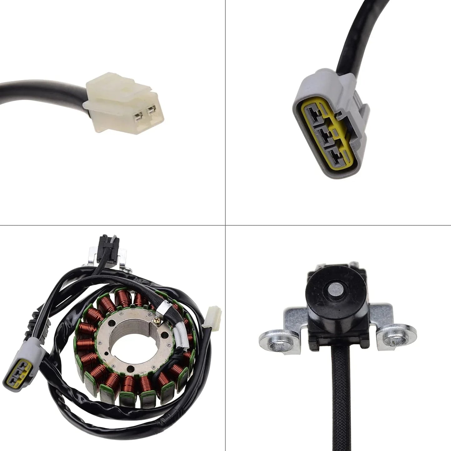 Yamaha MT-09 FZ-09 XSR900 stator magneto coil set with wiring connectors