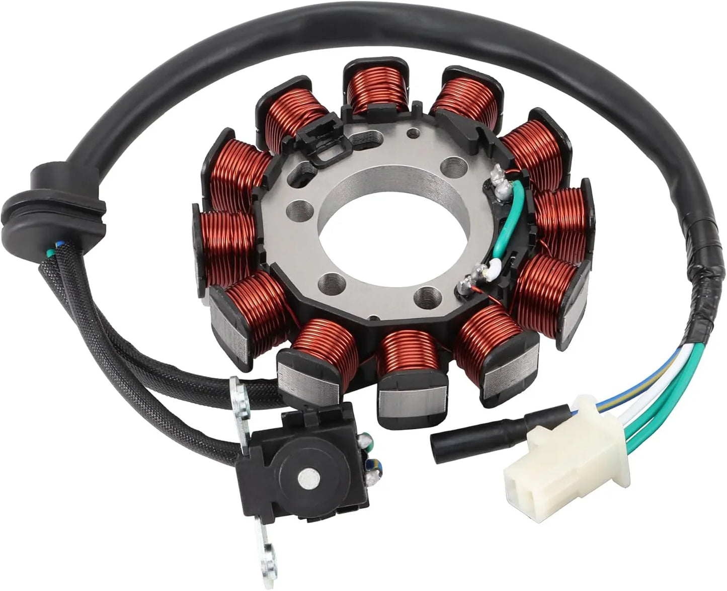 Motorcycle stator assembly with copper coils and wiring for Honda XR150 XR150L 2016-2025