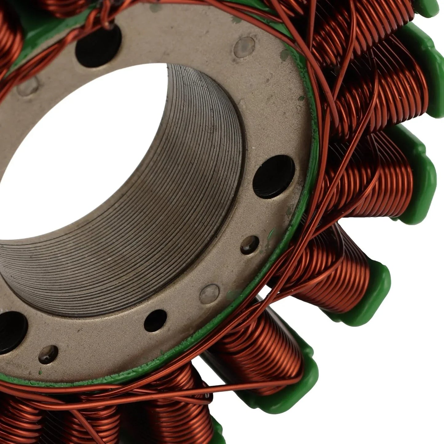Close-up of motorcycle stator magneto coil for CFMoto 250NK 250SR 300NK 300SR engines