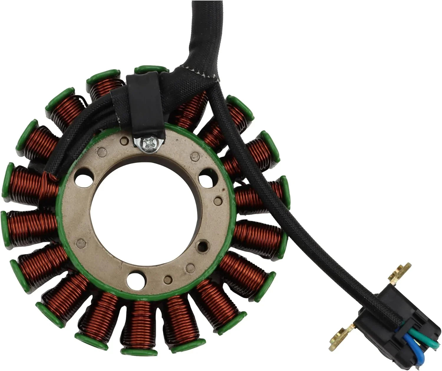 Motorcycle stator magneto coil for CFMoto 250NK 250SR 300NK 300SR, copper wire windings, wiring connector