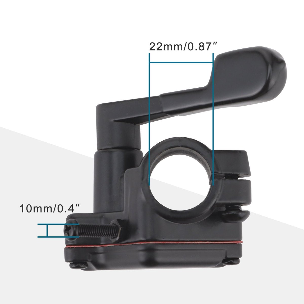 22mm Thumb Throttle Lever with Rubber Sleeve for 110cc-250cc TaoTao ATV