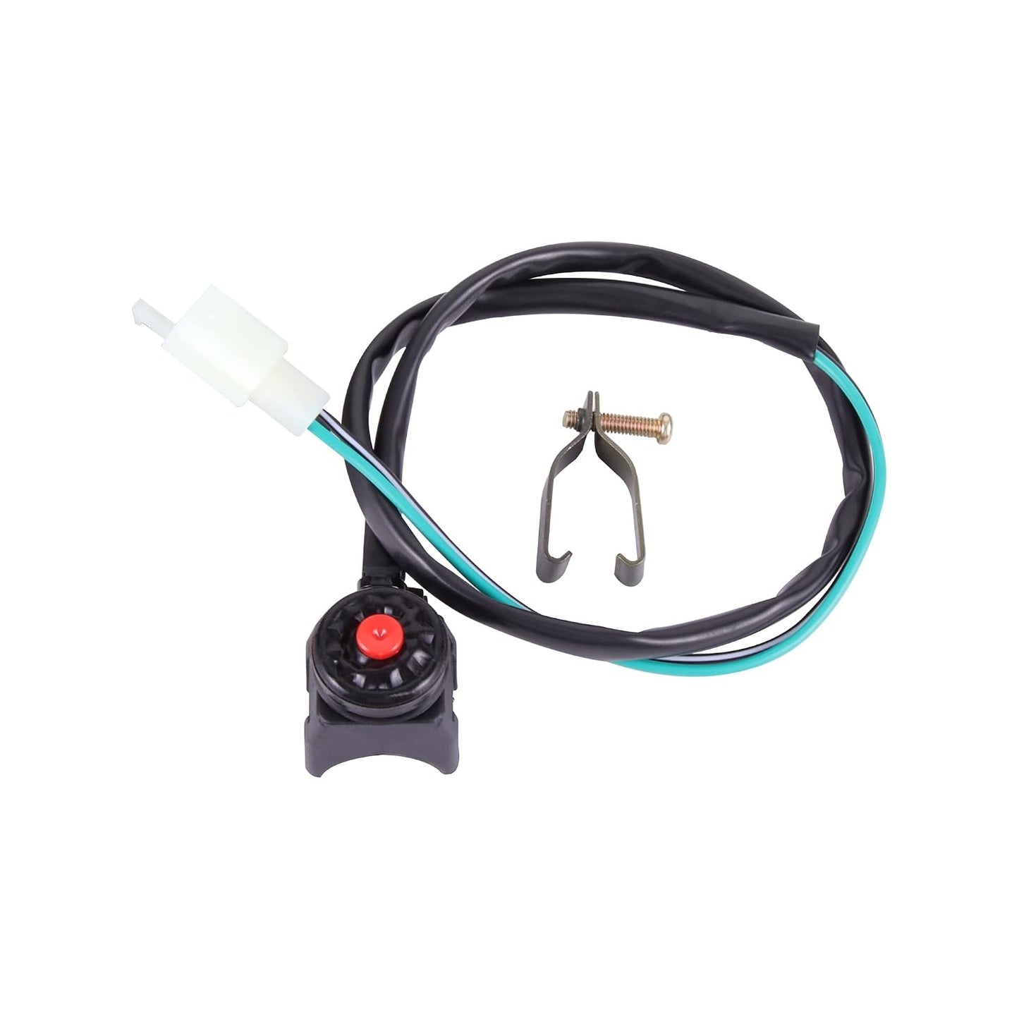 22mm 2-Draht Kill-Stopp-Schalter mit Hupe für Dirt Pit Bike ATV