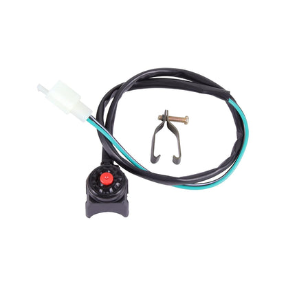 22mm 2-Draht Kill-Stopp-Schalter mit Hupe für Dirt Pit Bike ATV