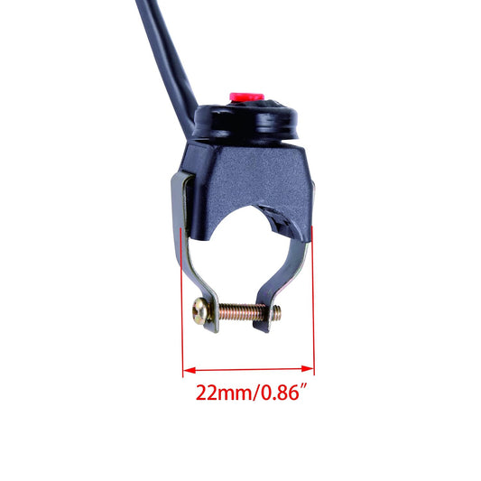 22mm 2-Draht Kill-Stopp-Schalter mit Hupe für Dirt Pit Bike ATV