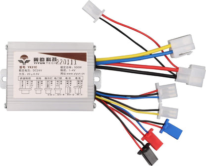 24V 500W Brushed Motor Speed Controller for Electric Bike Scooter Tricycle