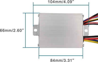 24V 500W Brushed Motor Speed Controller for Electric Bike Scooter Tricycle