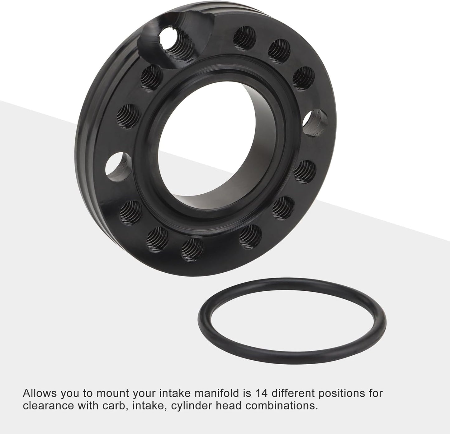 28mm Vergaser Abstandshalter Adapter Ansaugkrümmerplatte für 50cc-125cc ATV Pit Bike