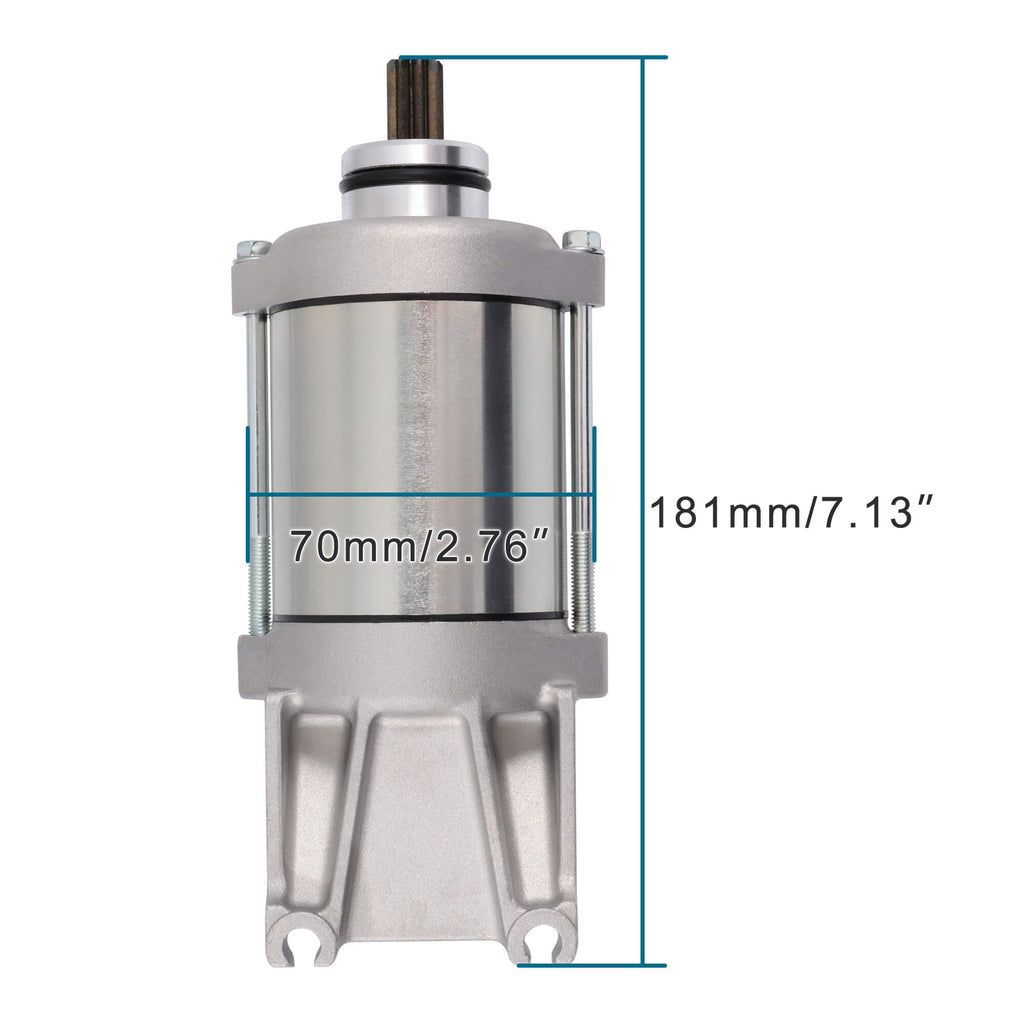 GOOFIT Electric Starter Start Motor Accessories Fit Engine Replacement for ABS 650 650 Z650 ER650 EX650 ER400 EN650 EX400 KLE650 2009-2022 21163-0746