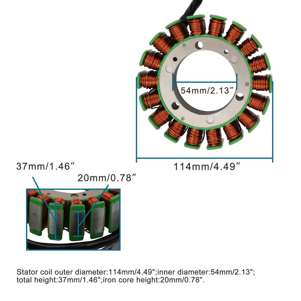 GOOFIT Generator Magneto Stator Coil Replacement for Apex 1000 2006-2010 Attak 1000 2006-2007 Attak 1000 GT 2007 RX-1 2003-2005 RX Warrior 1000 2004-2005