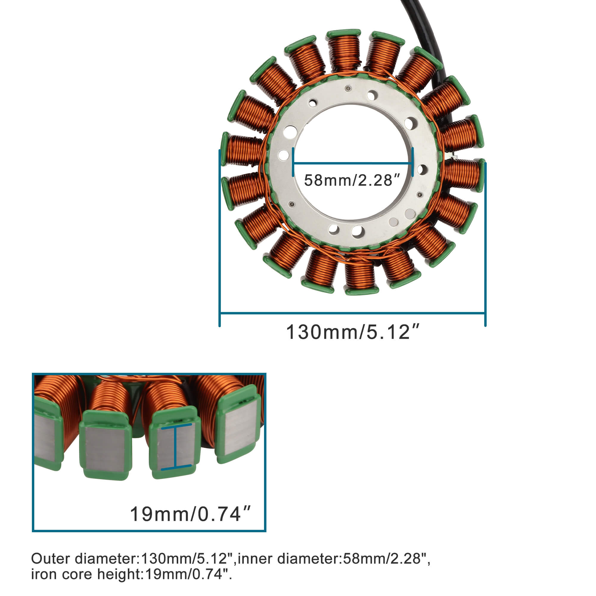 GOOFIT Magneto Coil Stator Replacement for Vulcan 1500 1600 Drifter Nomad Classic Mean Streak 1999-2008 21003-1372 21003-1375 21003-1326 21003-1373 21003-0008 21003-1356 21003-0007 Motorcycle