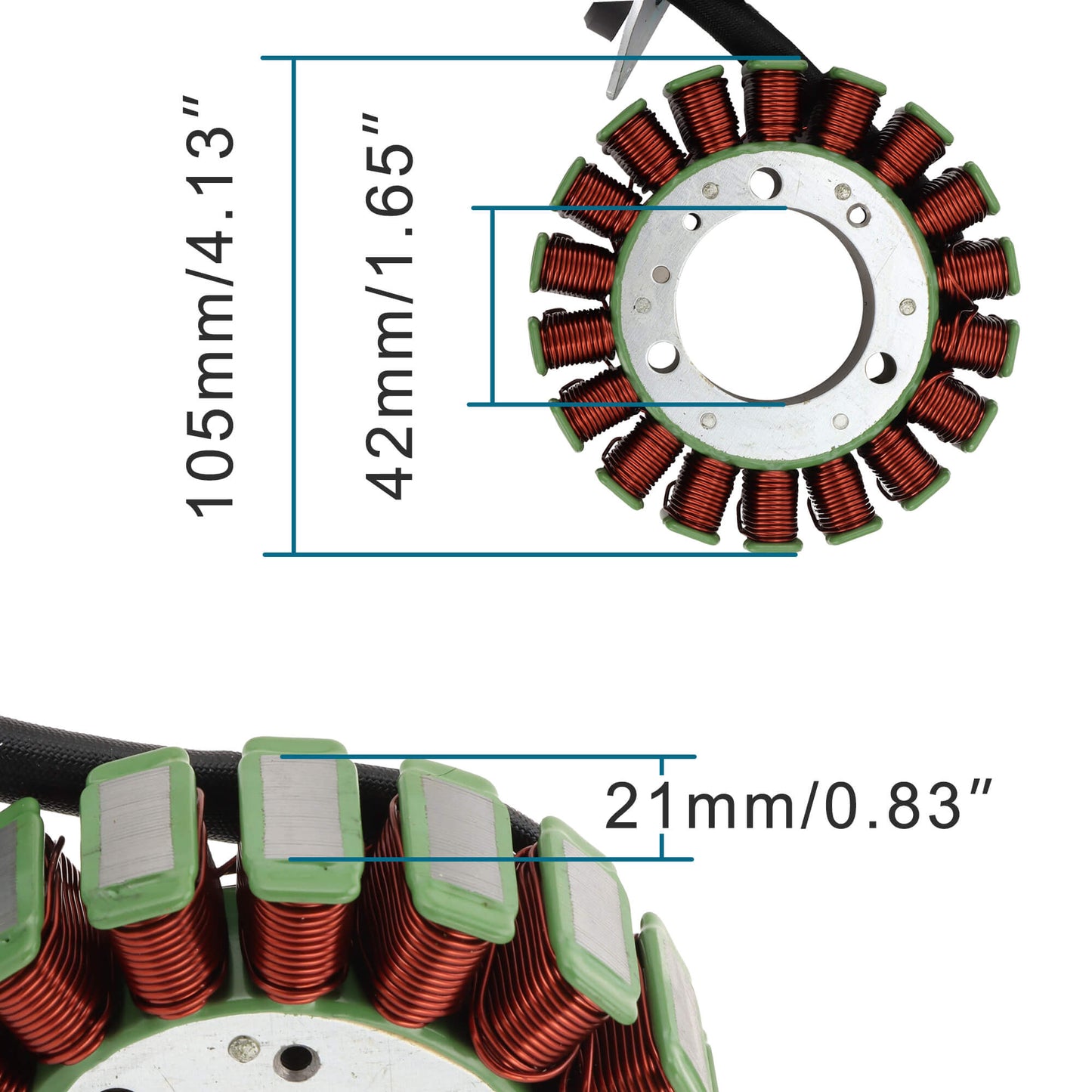 GOOFIT 18 Coil Generator Magneto Stator Ignition Coil Replacement for FAT1100 SX212SSX Waverunner FX1000 FX1100 FX 1000 1100 Cruiser AR230 SX230 SR230 HO 212 SS X 232
