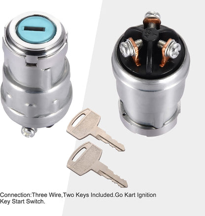 3-Wire Ignition Key Switch for ATV Go Kart Motorcycle UTV