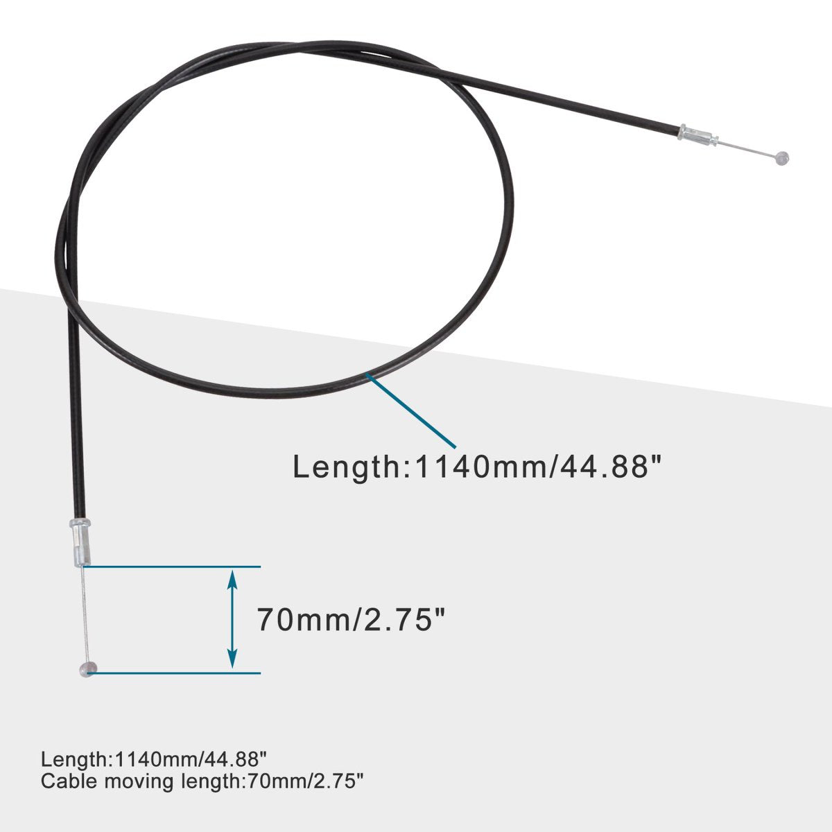 30.5" Hand Choke Cable for 250cc Water Cooled ATV Quad